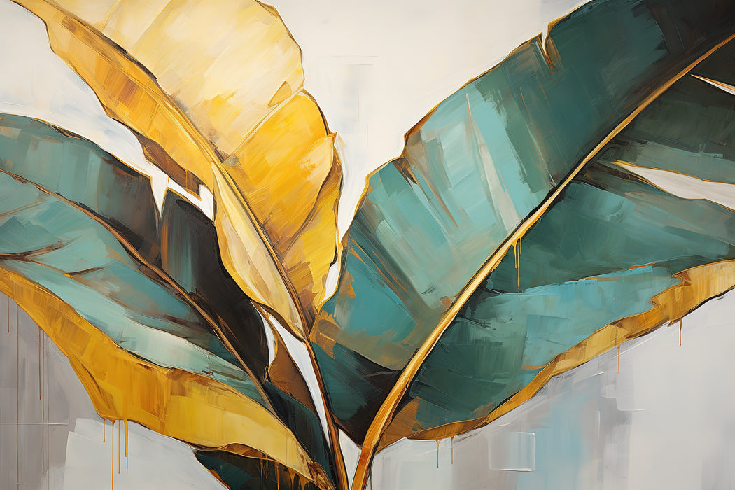 Golden Leaf Painting