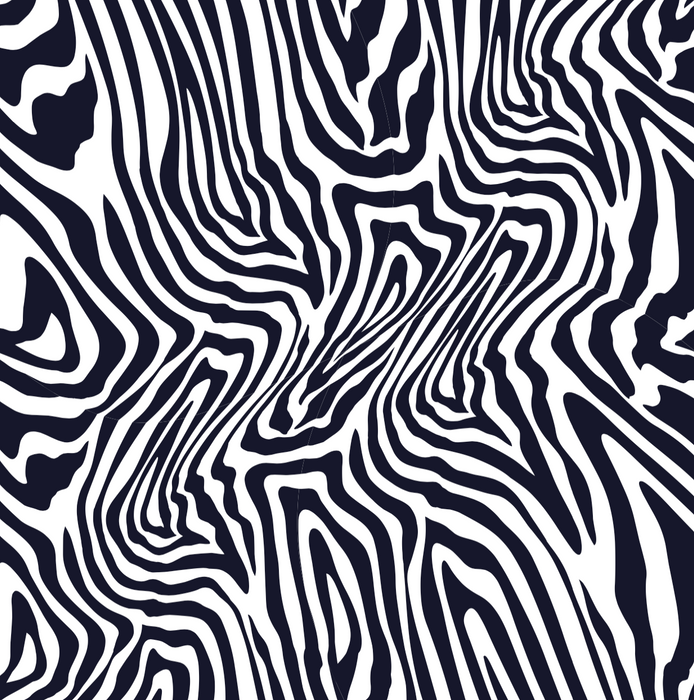 Geometric Zebra Pattern